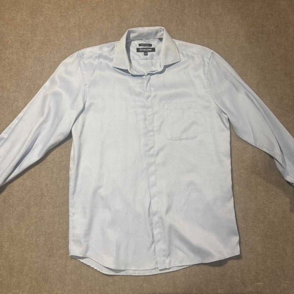 Stacy-adams‎ Men's Blue and Purple Shirt
